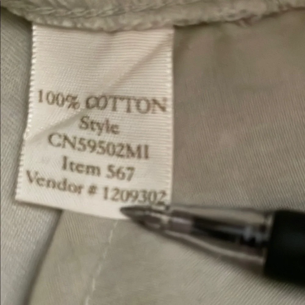 Caslon Khaki Straight Leg Trousers - Picture 4 of 5